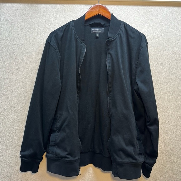 Banana Republic Black Zip-Up Jacket - Picture 3 of 3